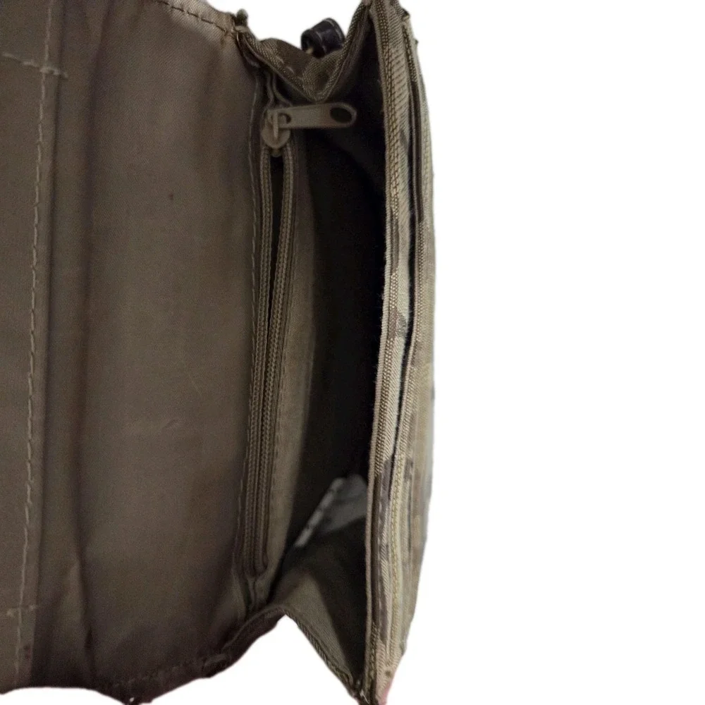 Wallet Crossbody Purse, Brown & Tan